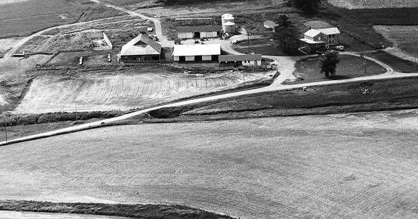 Vintage Aerial photo from 1974 in Carroll County, IL