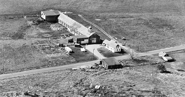 Vintage Aerial photo from 1963 in Piscataquis County, ME