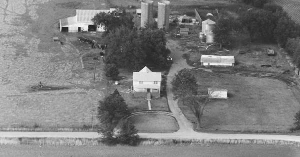 Vintage Aerial photo from 1984 in Neosho County, KS