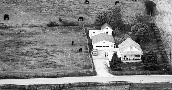 Vintage Aerial photo from 1974 in York County, PA