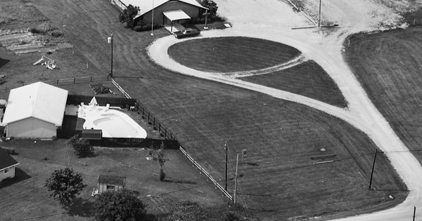 Vintage Aerial photo from 1982 in Whitley County, IN