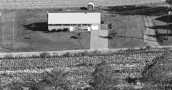 Vintage Aerial photo from 1981 in Lancaster County, PA